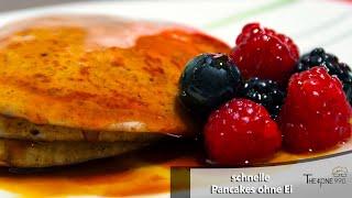 Verdammt lecker diese Pancakes 🥞  ohne Ei und in 5min zubereitet  Kochen kann so einfach sein [upl. by Lienhard]