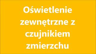 oświetlenie zewnętrzne z czujnikiem zmierzchu  nowoczesna lampa zewnętrzna czujnik na ruch [upl. by Deehahs]