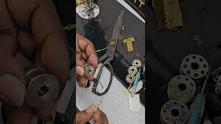 Tailoring tips  Beginners ku romba useful ah irrukum parunga bobbin thread winding shorts [upl. by Milzie264]