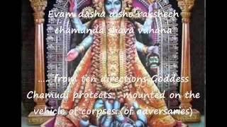 Devi Kavacham The Armour  the many forms of the Goddess Durga  with English translation [upl. by Martsen]