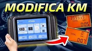 MODIFICARE IL CHILOMETRAGGIO DELL’AUTO  XTOOL D8S 2024  Diagnosi obd2 [upl. by Veedis]