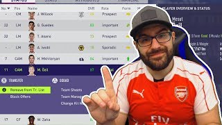 NOOO SELLING OZIL FIFA 18 Career Mode ARSENAL 11 [upl. by Komarek]