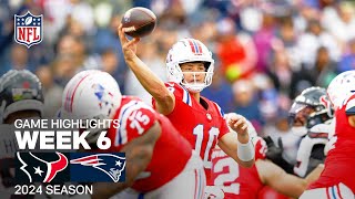 Houston Texans vs New England Patriots  2024 Week 6 Game Highlights [upl. by Adyeren]