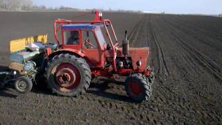 Belarus MTZ 5052 amp SUP21 vetőgép [upl. by Hollie]