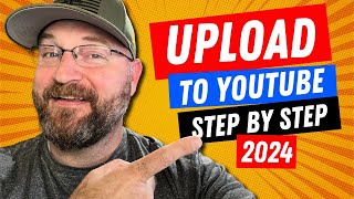 How to Upload Your First YouTube Video 2024 [upl. by Meagan]