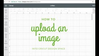 How to Upload an Image into Cricut Design Space [upl. by Redyr589]