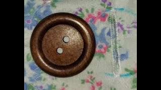 Sew EXTRA Large Buttonhole Manually without a presser foot [upl. by Menedez839]