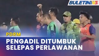 PDRM  Pengadil Cedera Diserang Selepas Perlawanan Bola Sepak [upl. by Ainslie]