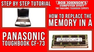 How to upgrade the memory in the Panasonic Toughbook CF73 Laptop [upl. by Aldus124]