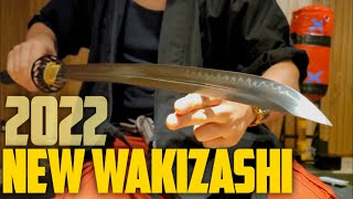 New 2022 Yongli Wakizashi  the best 100 sword  ninja shinobi wakizashi [upl. by Lockwood]