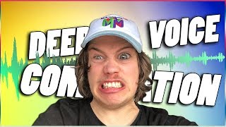 Maxmoefoe Deep Voice Compilation [upl. by Suinotna]