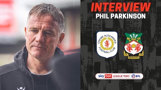 INTERVIEW  Phil Parkinson after Crewe Alexandra [upl. by Ietta]