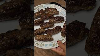 Cooking Kafta Kabab in Electric Skillet  Kafta Kabab Recipe [upl. by Ruckman944]