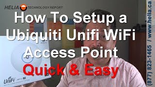 How To Setup and Configure UBNT Ubiquiti Unifi Wifi Access Points [upl. by Nrol]