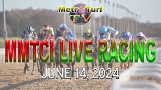 14 June 2024  Philippines Horse Racing Live  Metro Manila Turf Club Inc [upl. by Maxie]