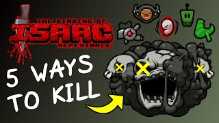 5 easyfun Ways to kill quotMOTHERquot The Binding of Isaac Repentance [upl. by Hak117]