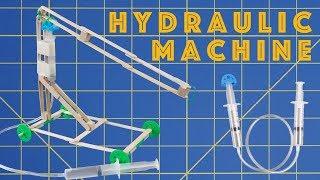 Young Engineers Easy Hydraulic or Pneumatic Machine  Engineering Projects for Kids [upl. by Lulita]