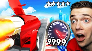 Breaking WORLD RECORD SPEED With NEW JET CAR In GTA 5 Mods [upl. by Panayiotis]