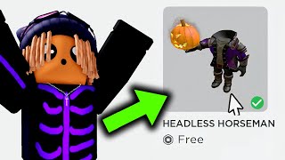 HEADLESS HORSEMAN IS FREE NOW Roblox [upl. by Calla]