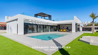 EXTRAORDINARY NEW BUILD LUXURY VILLA WITH HUGE PLOT IN LA FINCA GOLF ALICANTE luxuryvilla luxury [upl. by Adaynek]