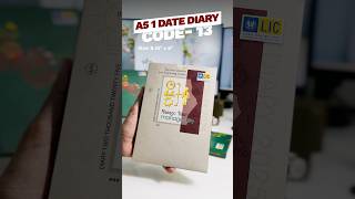 A5 1 Date Diary  Code 13 [upl. by Nahem]