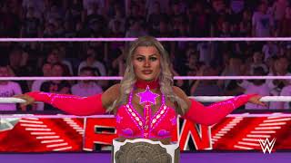 Lyra Valkeria amp Raquel Rodriguez vs Ramelle Scott amp Tiffany Stratton RAW EP 71 LYRA DEBUTS ON RAW [upl. by Zondra]