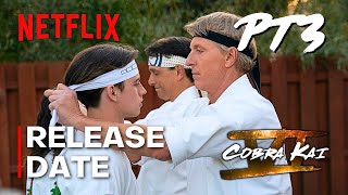 NEW Cobra Kai Season 6 Part 3 RELEASE DATE [upl. by Erkan]