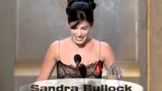 Sandra Bullocks Speech at the 22nd Annual Peoples Choice Awards [upl. by Bysshe277]