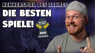 Meine Tipps zum Kennerspiel des Jahres 2024 [upl. by Wesa]