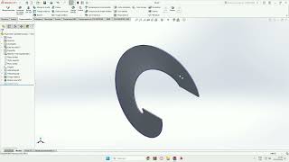 fazendo rosca helicoidal no SolidWorks [upl. by Nyleuqaj621]