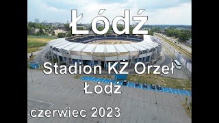 Z DRONA  Łódź  Stadion KŻ Orzeł Łódź 202306 293m [upl. by Robison]