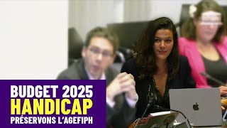 Intervention en Commission sur lAGEFIPH [upl. by Baalman878]