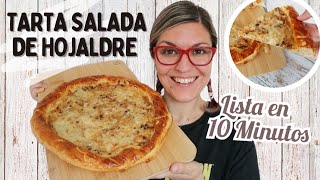 TARTA SALADA de HOJALDRE APERITIVOS DE HOJALDRE Fáciles y Rápidos [upl. by Cut]