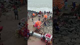 Digha sea beach water waves 🌊⛱️  beautiful weather 🌞🌤️🌈  shortvideo dighaseabeach viralshorts [upl. by Sivatnod]