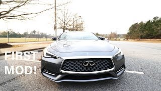 INFINITI SPORT EXHAUST ON MY Q60 RED SPORT 400 MUFFLER DELETE [upl. by Rudd]