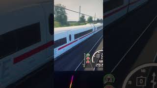 Alcanzado a los 250 km por hora en Train sim world 2 Tren Ice Intercity Express [upl. by Ahsekat682]