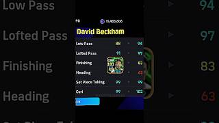 Free Beckham best trainings 💥 pes efootball pesmobile training [upl. by Aneehsirk]