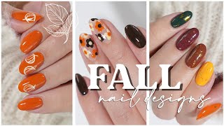 FALL NAIL ART 🍂 Cute amp Easy Nail Art Design Compilation [upl. by Kacy920]