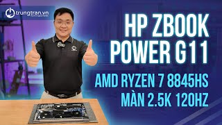 Hiệu Suất Đỉnh Cao Cùng HP ZBook Power G11 AMD Ryzen 7 8845HS Màn Hình 25K 120Hz [upl. by Nivrehs]