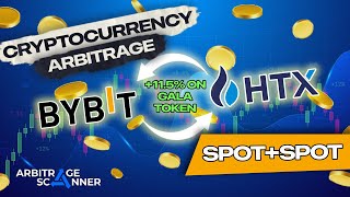 Cryptocurrency Arbitrage  115 on GALA token [upl. by Edasalof]