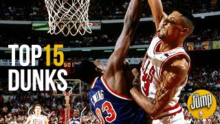 Top 15 Most Memorable NBA Dunks of AllTime  The Jump [upl. by Aramahs734]