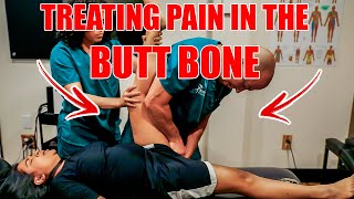 A Full Single Take Treatment of Pain In the Butt Bone and Low Back [upl. by Maclaine677]