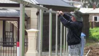 Ausbrush Brushwood Fencing Installation  quotInline Methodquot [upl. by Pigeon668]