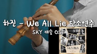 시우 하진  We All Lie 단소연주SKY 캐슬 OST [upl. by Sad943]