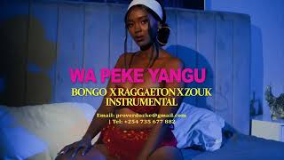 quotWa peke yanguquot Bongo X Raggaeton X Zouk Instrumental Jay Melody Type Beat [upl. by Jacquelin]