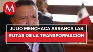 El gobernador de Hidalgo inició quotLas rutas de la transformaciónquot [upl. by Anahsek6]