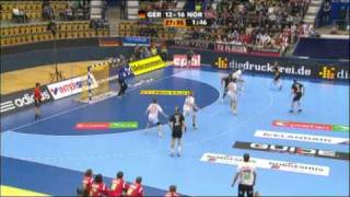 Allemagne vs Norvège Main round handball 2011Jan 25 2011 [upl. by Mullins]