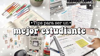 ✨Tips para ser un mejor estudiante✨métodos de estudio consejos apps…🎒📚📝 [upl. by Neztnaj]