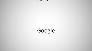 How to say google in Afrikaans [upl. by Kan]