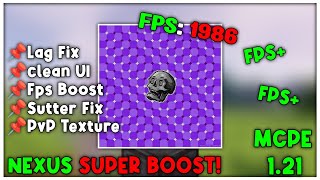 Ultimate Pack For Minecraft PE 121 FPS BOOST [upl. by Nnyleak]